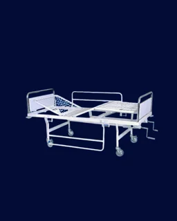 تخت بیمار سه شکن میکانیکی رویه توری